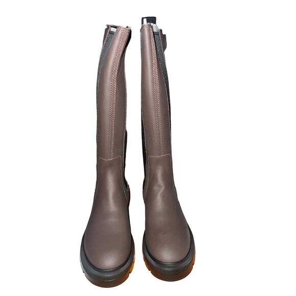 Timberland Cortina Valley Tall boots in dark brown Leather size 7.5 Women NEW - Picture 5 of 6